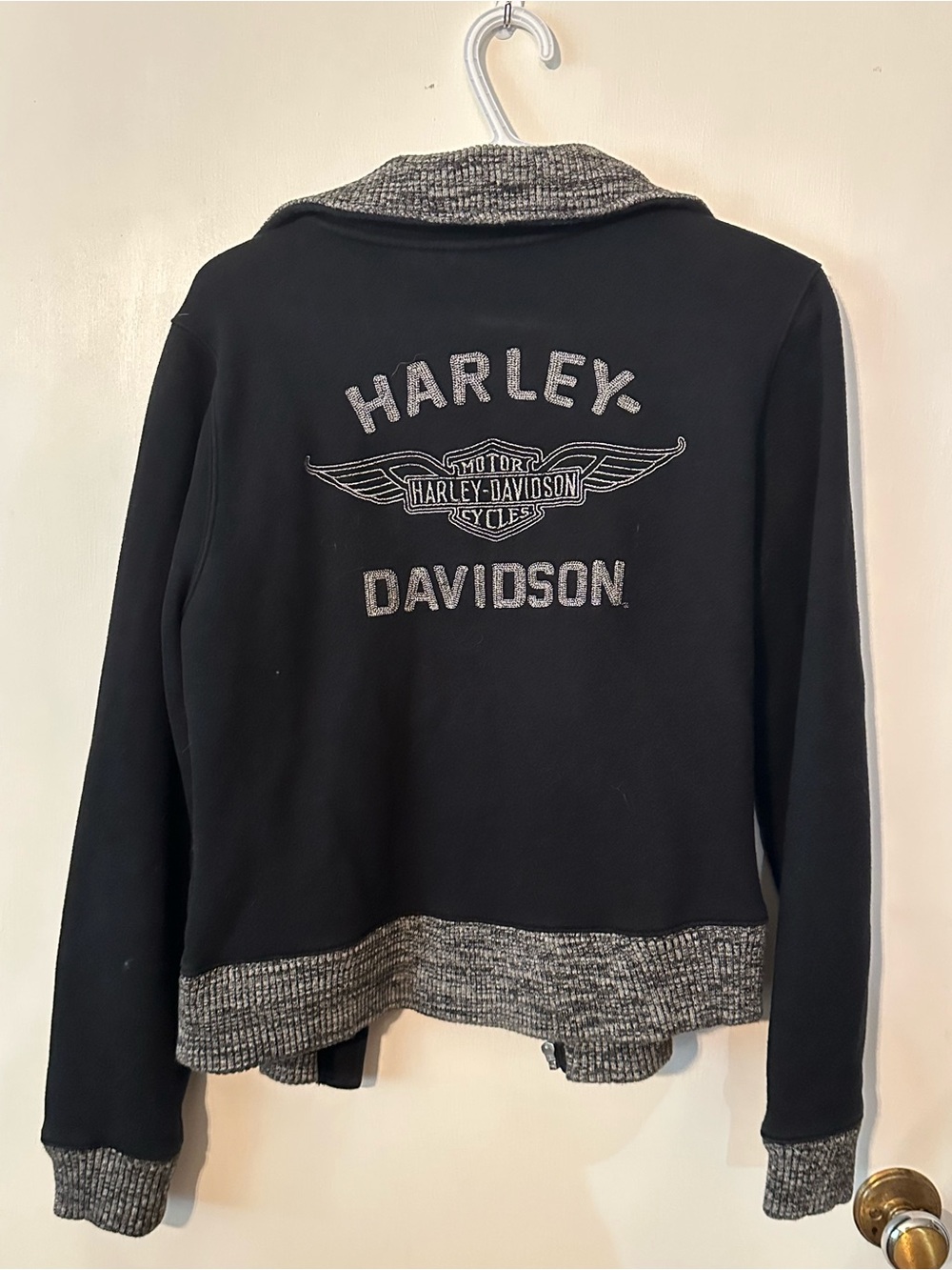 black Harley-Davidson women's jacket motorcycle
